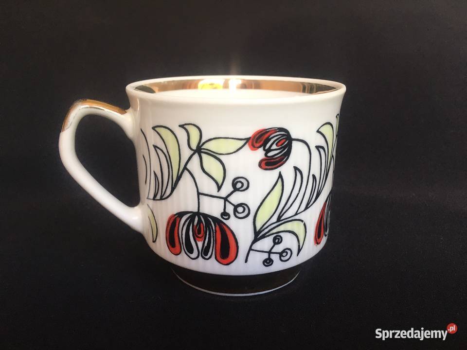 PRL stara filiżanka Chodzież Kołobrzeg