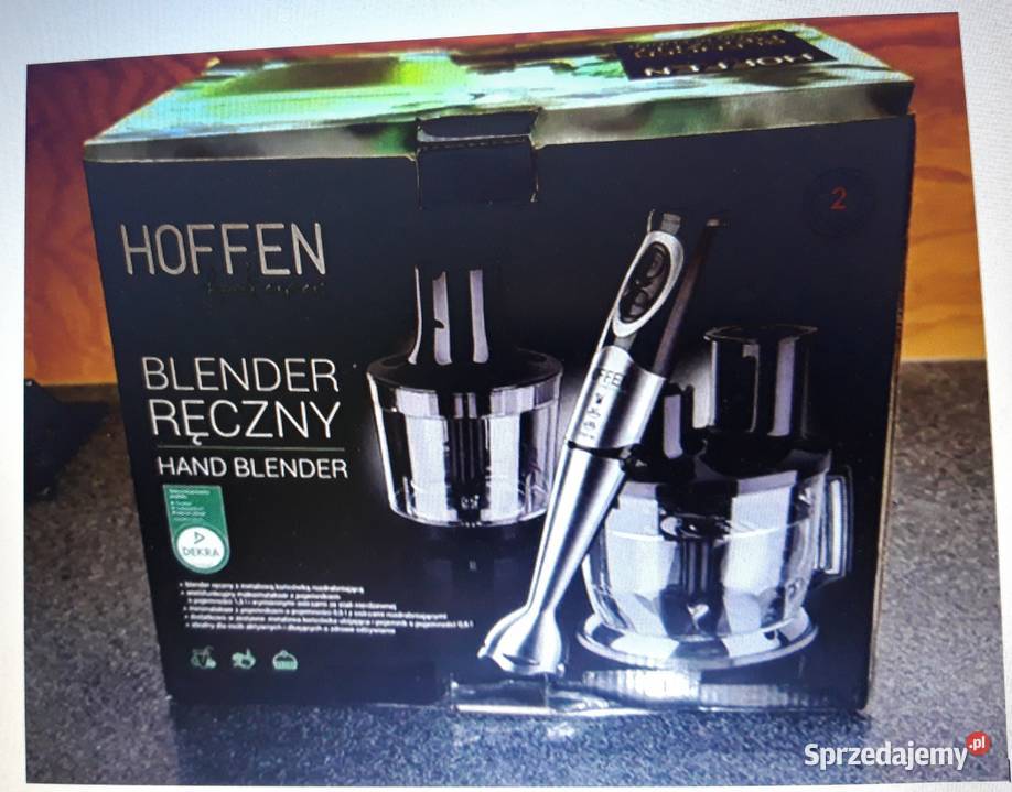 Hoffen Blender ręczny z malakserem pełny zestaw