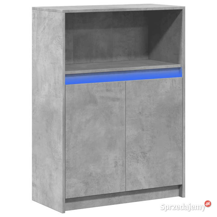 Szafka z LED szarość betonu 72x34x100 WM852162 Warszawa