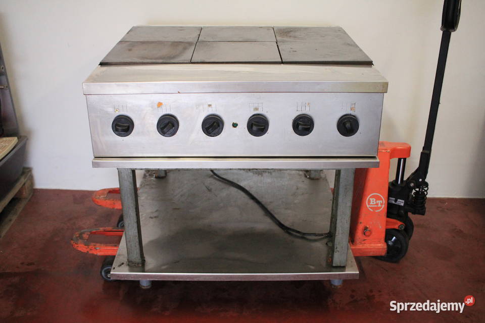 Profesjonalna kuchnia elektryczna 6 płytowa