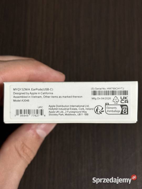 Słuchawki Apple EarPods USBC connector Prudnik