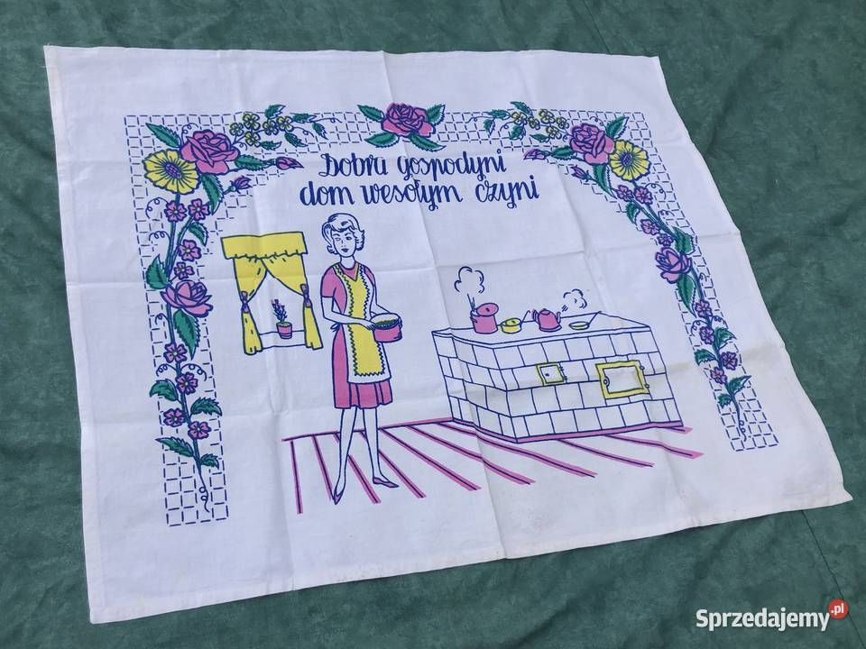 Makatka Dobra gospodyni dom wesołym czyni Łowicz