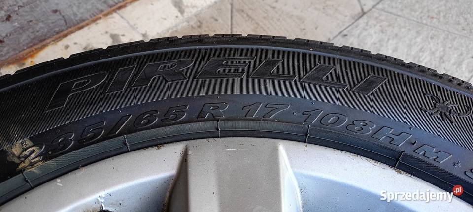 VW touareg alufelgi i opony 17 stan