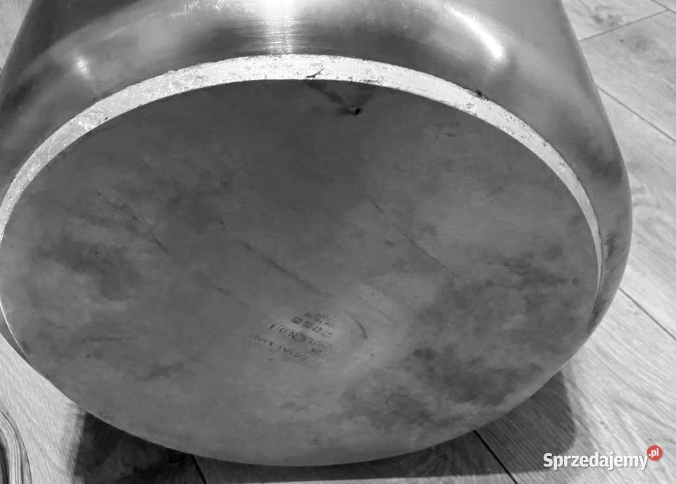 Garnek wysoki Profi Line z pokrywką dno Sandwich Warszawa