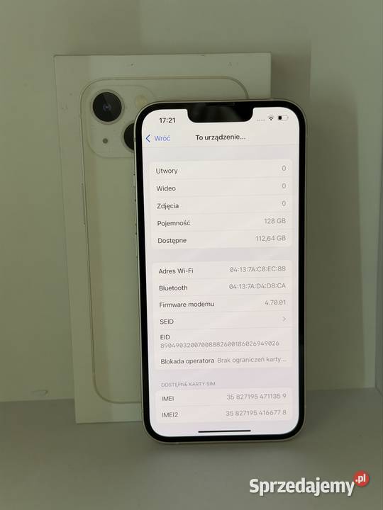iPhone 13 128GB Idealny Kalisz