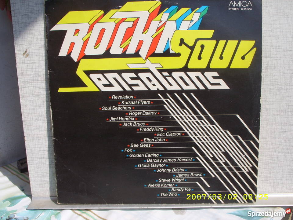LP rock ROCK N SOULSENSATION AMIGA Wołów
