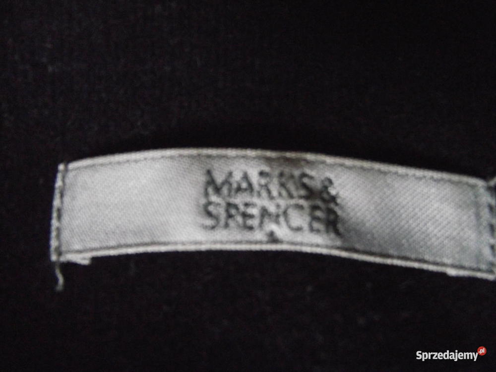 SZTRUKSOWY TRENCZ MARKS SPENCER r4244 czarny wielkopolskie Piła