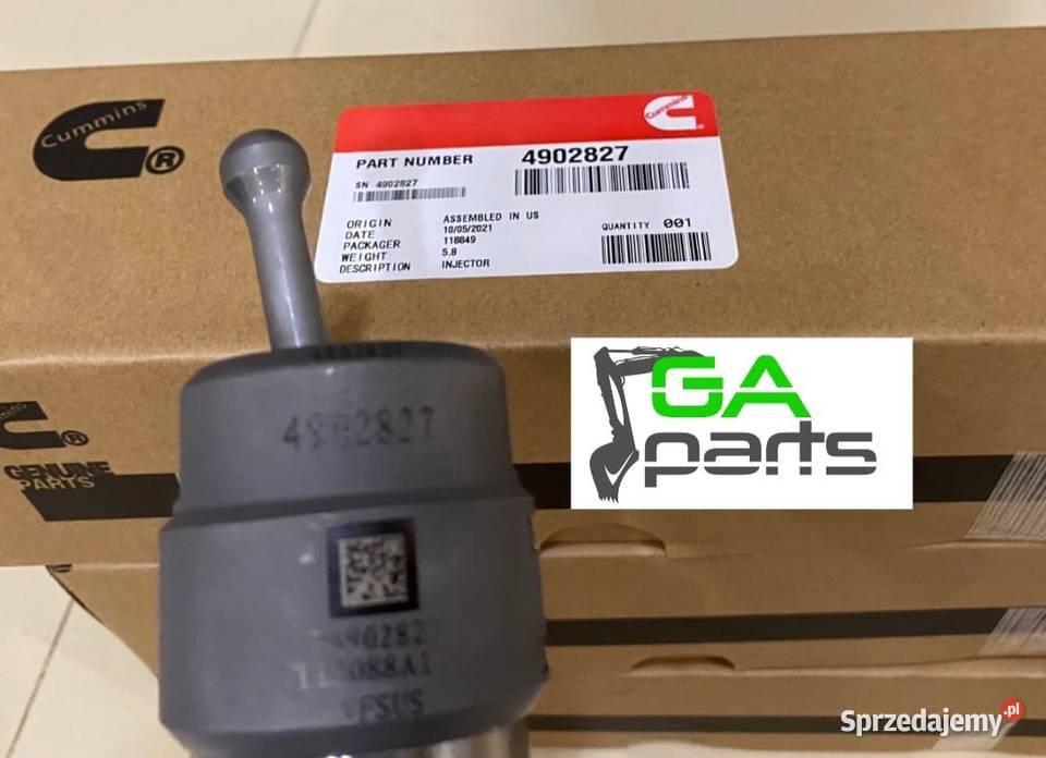 POMPOWTRYSKIWACZ CUMMINS ORYGINAŁ 4902827 warmińsko-mazurskie
