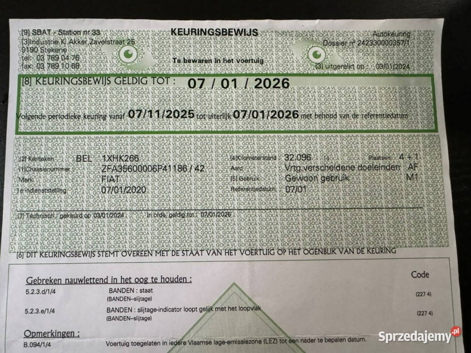 Fiat Tipo PROMOCJA Pisemna Gwarancja 12 miesięcy Konin