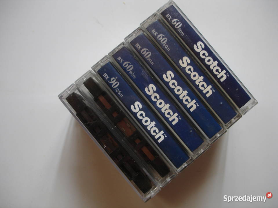 KASETY magnetofonowe SCOTCH używane kaseta lubuskie Zielona Góra sprzedam