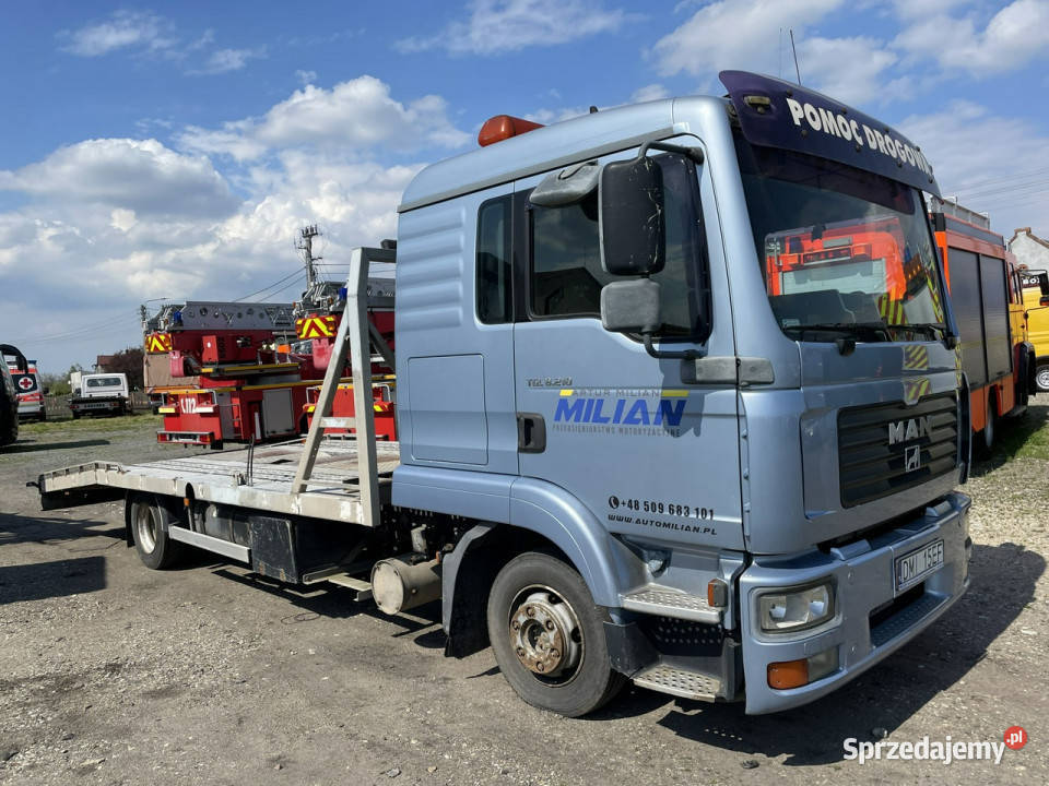 Man TGL MAN TGL 8210 Pomoc drogowa Autolaweta na dolnośląskie Syców