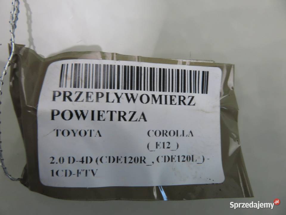 PRZEPŁYWOMIERZ TOYOTA COROLLA E12 20 D4D