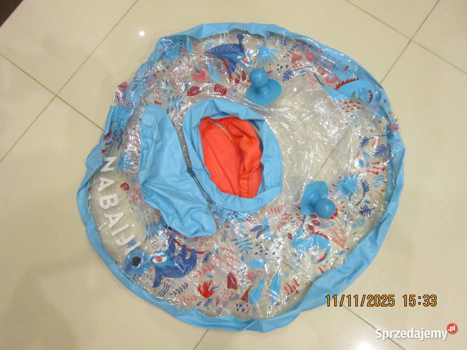 Kółko pompowane dziecka z siedzeniem i uchwytami Warszawa sprzedam