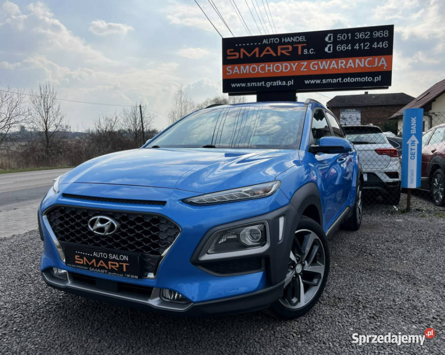 Hyundai Kona Ledy Kamera Navi HUD Lakier PERŁA I Kona śląskie Rydułtowy