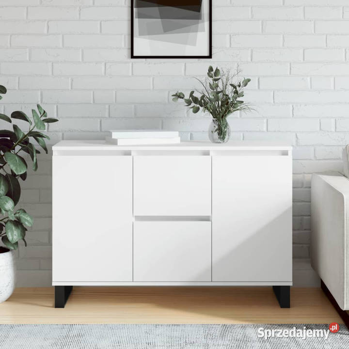 Szafka biała 104x35x70 materiał drewnopochodny