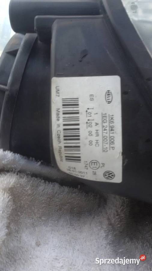 LAMPY PRZEDNIE GRIL VW GOLF 5 Oświetlenie warmińsko-mazurskie Elbląg