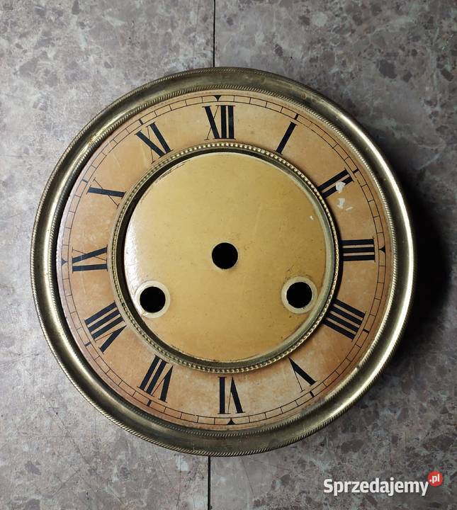 T158 Tarcza starego zegara ściennego 145 5632