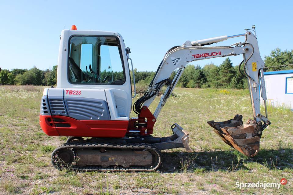 Minikoparka koparka Takeuchi TB 228 2015 r nie Białystok