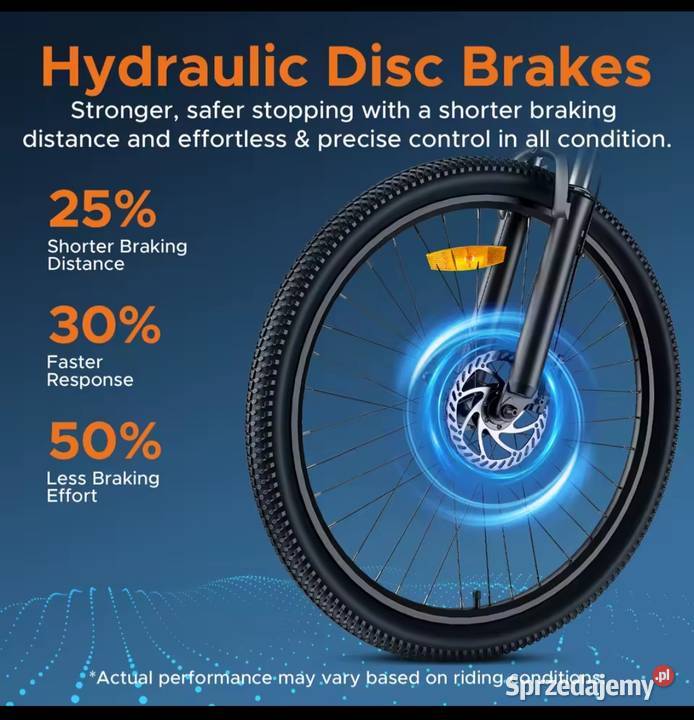 Rower elektryczny górski miejski 250w NOWY Gołkowice Dolne