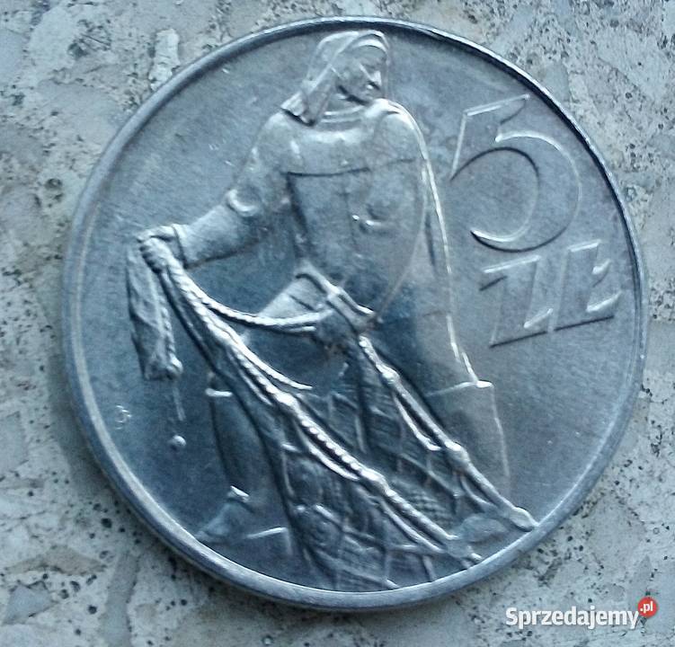 POLSKA 5 1974 r RYBAK ALMENNICZA TYP BPŁASKA mazowieckie Legionowo