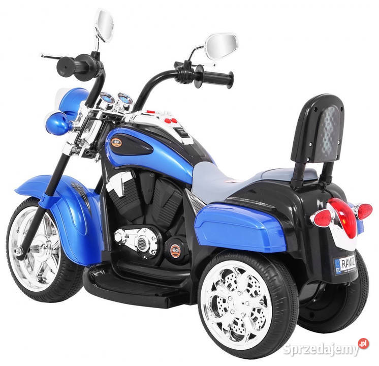 Motorek Chopper NightBike Niebieski auto na Łopuszno