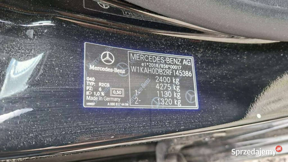 Mercedes C 200 d 206 Avantgarde W205 20142021 czarny mazowieckie Grójec
