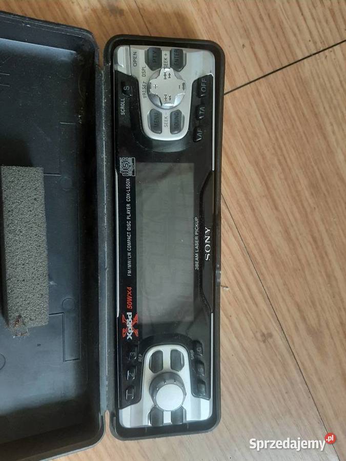 Sony CDXL550X Xplod panel przedni etui sprawny Wólka Pełkińska