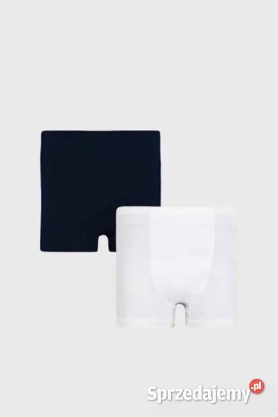 2 PACK niebieskobiałych bokserek Basic 122128 Rozmiar 122 Dla Dziecka
