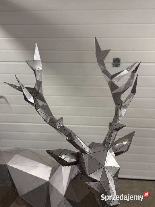 Jeleń ze stali 3D do ogrodu do domu opolskie Opole