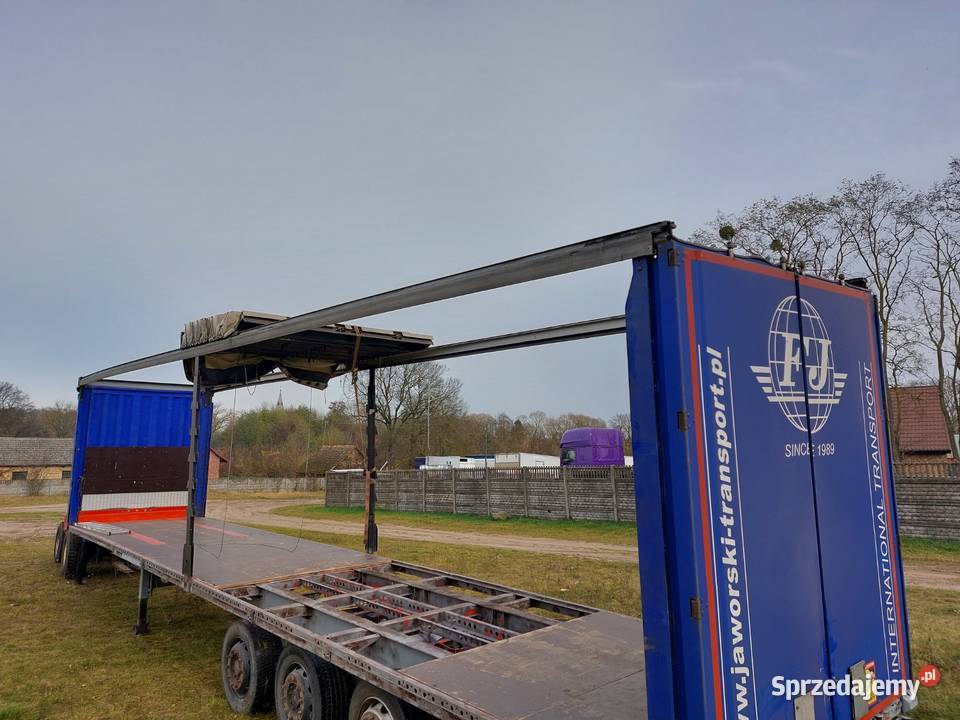 Dach suwany naczepa Krone kompletny zachodniopomorskie Mieszkowice