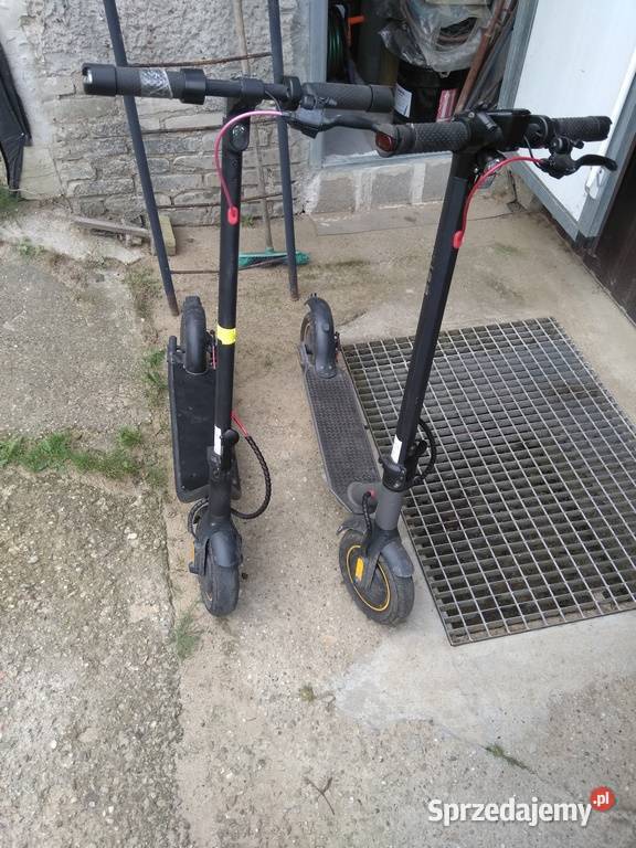 Uszkodzone dwie hulajnogi elektryczne Chrząstawa Mała