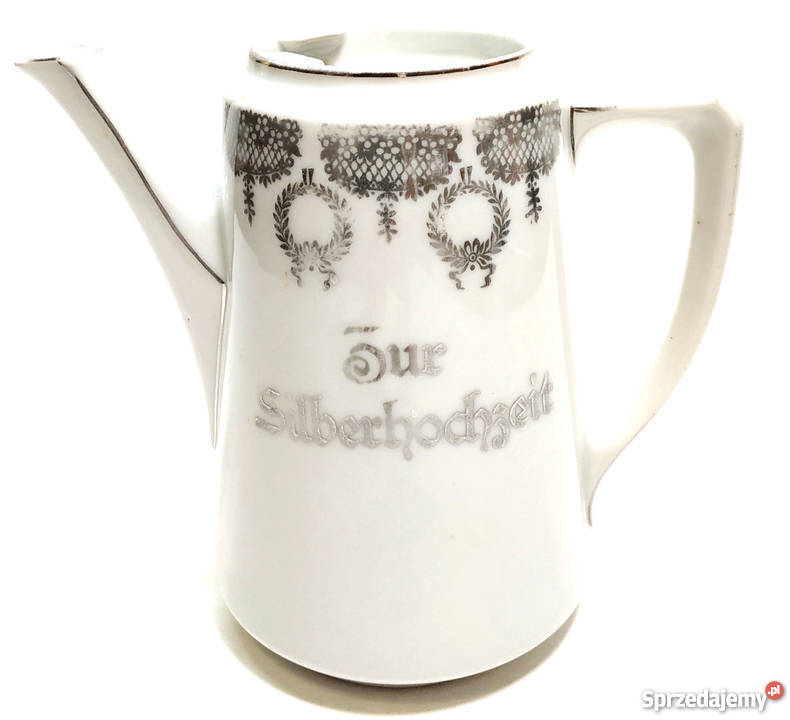Dzbanek porcelana przedwojenny Silesia Kołobrzeg