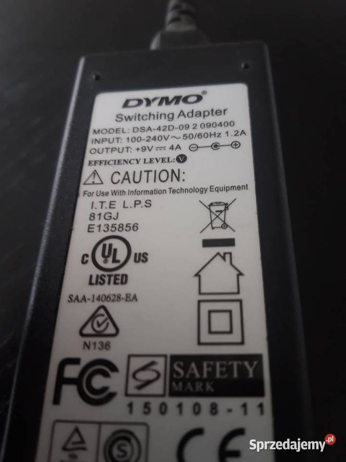 Zasilacz Drukarki Dymo XTL 300 i 500 wielkopolskie Biskupice