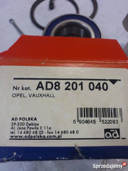 Łożysko koła przedniego kpl Opel Vectra AD8 201 Gdynia