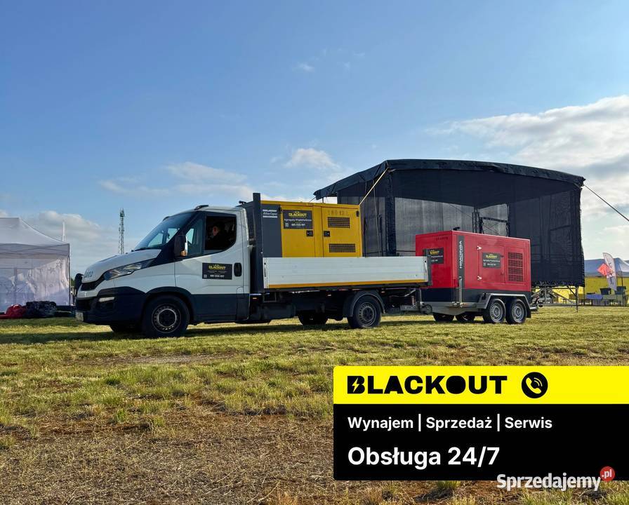 Agregaty Prądotwórcze Wynajem 247 3kW 500kW Współpraca biznesowa małopolskie