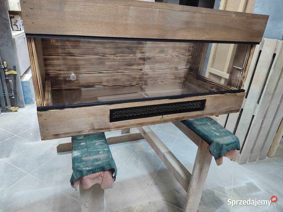 Promocja terrarium drewniane agama brodata gekon Siemianowice Śląskie