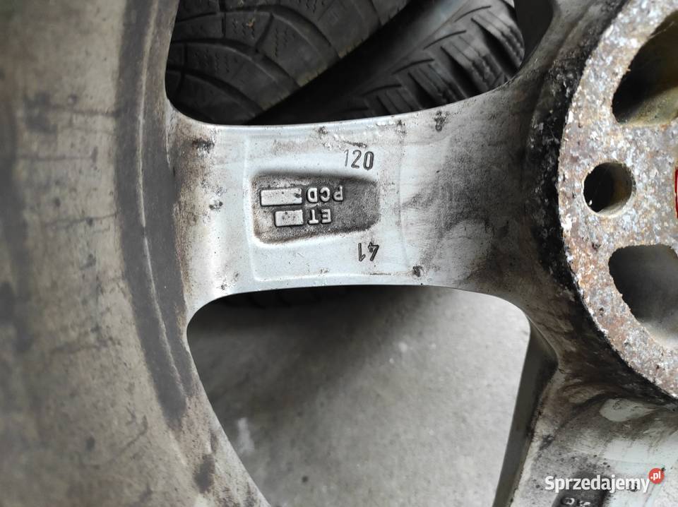 Felgi Dezent 17 dwie opony zimowe Opel BMW opolskie Brzeg sprzedam