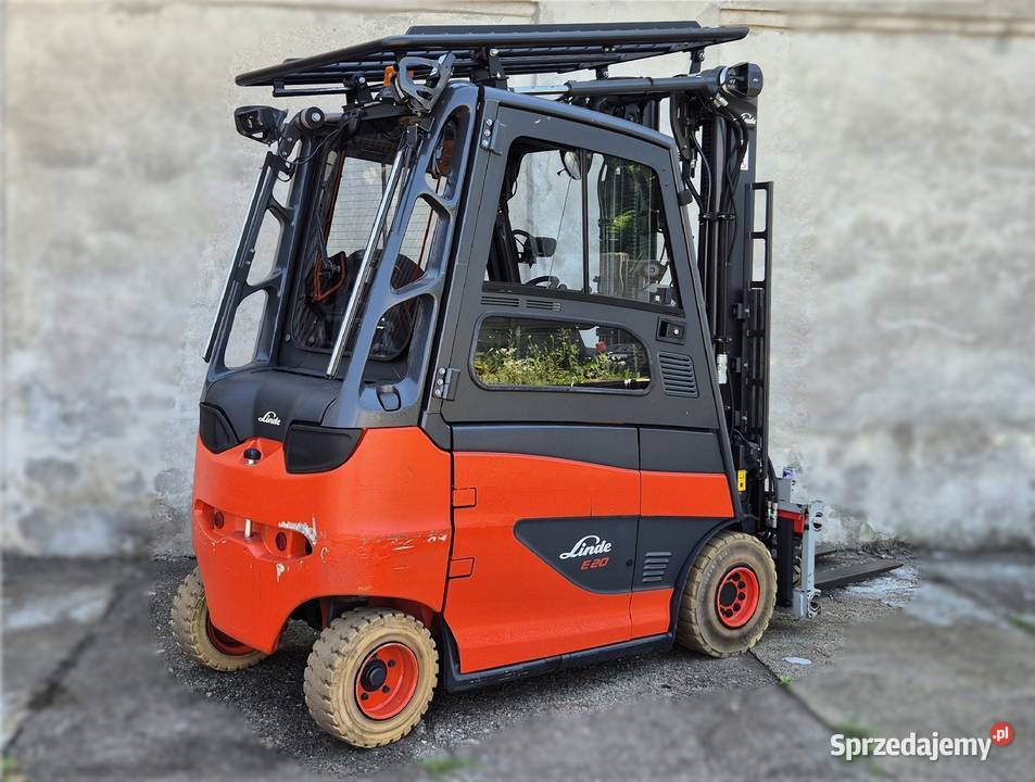 Linde E20600 2020r TRIPLEX 4 sekcje wózek kabina Rybnik