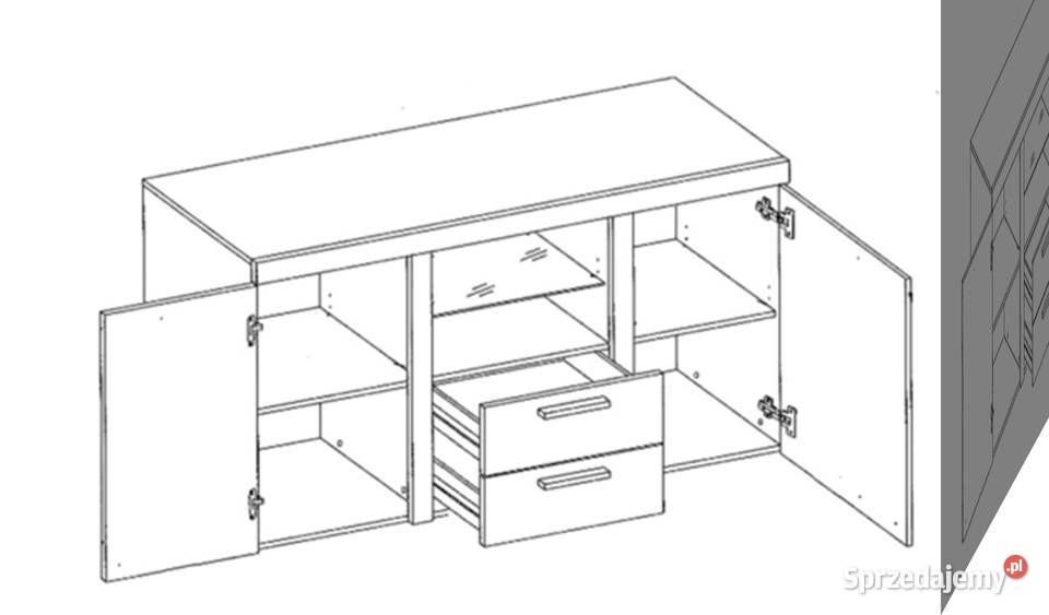 Zestaw szafa trzydrzwiowa plus komoda Dąbrowa Górnicza