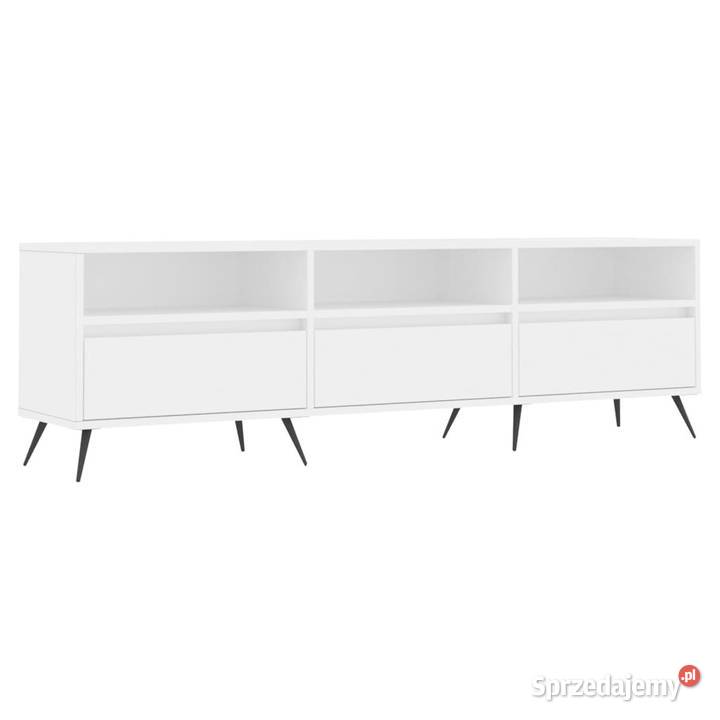 Szafka pod TV biała 150x30x445 materiał Warszawa