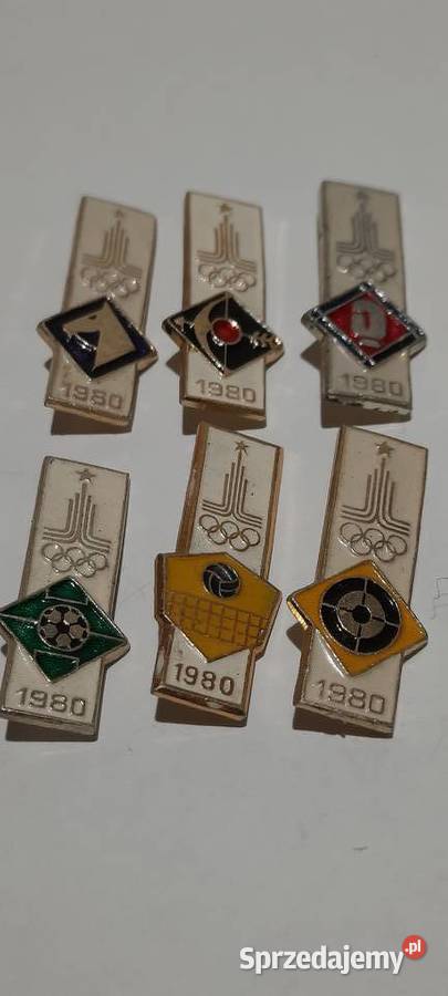 odznaki 10 Olimpiada Moskwa 1980 Rosja ZSRR 10