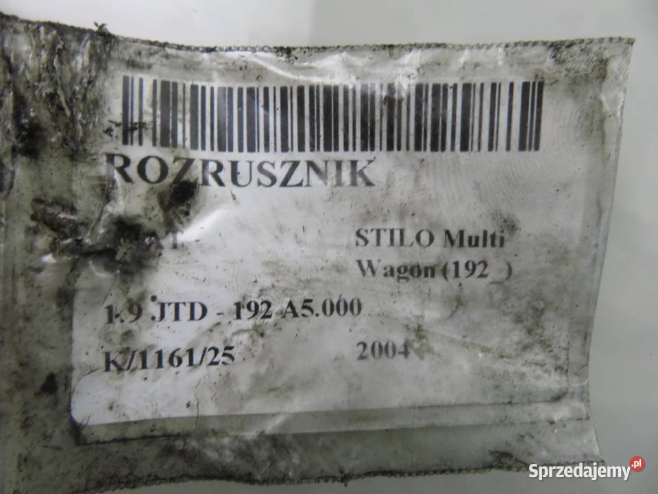 ROZRUSZNIK FIAT STILO 19 JTD