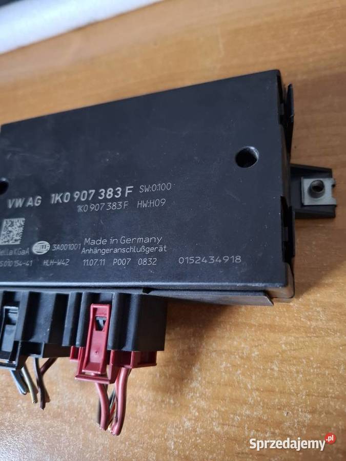 Moduł sterownik haka VW Amarok AG 1K0907383F Rok produkcji 2011 lubuskie Zielona Góra