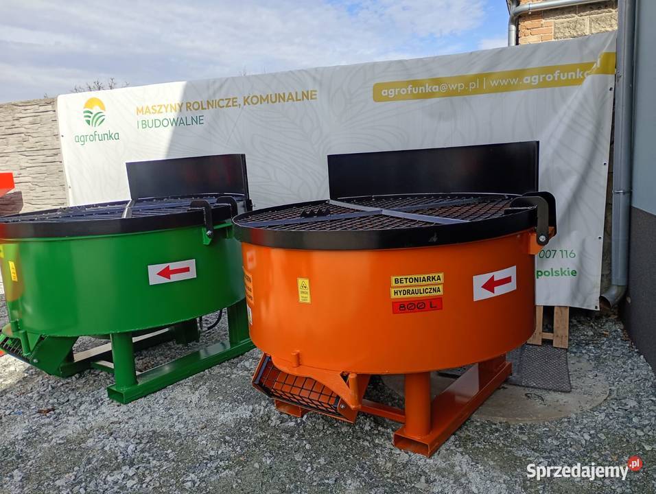 Betoniarka hydrauliczna 800L Dostępna ręki Czyżew sprzedam