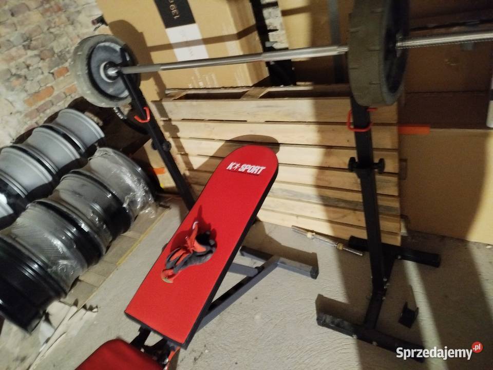 Ławeczka do ćwiczeń 2x Sztanga Gryf Ławka Lublin