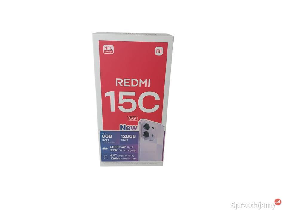 Smartfon Redmi 15C 5G 4128GB śląskie Katowice