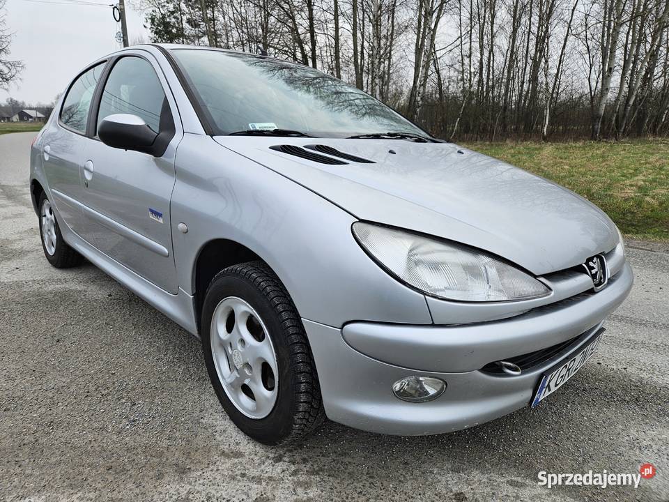 Peugeot 206 Husky 2002r 14 75 salon Polska srebrny Rzeszów