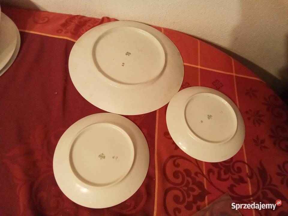 Talerz i dwa talerzyki Chodzież PRL mazowieckie Warszawa