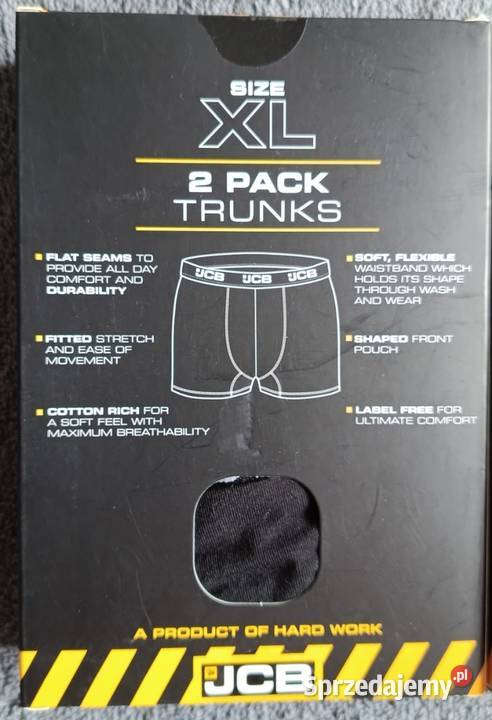 JCB bokserki męskie 2pak rozmiar XL 98104 95 Rozmiar XL Ełk sprzedam