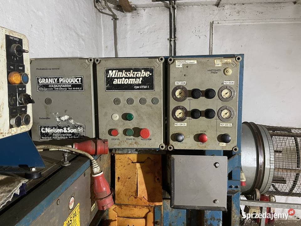 Automat mizdrownica do skórowania norek Granly Trzemeszno
